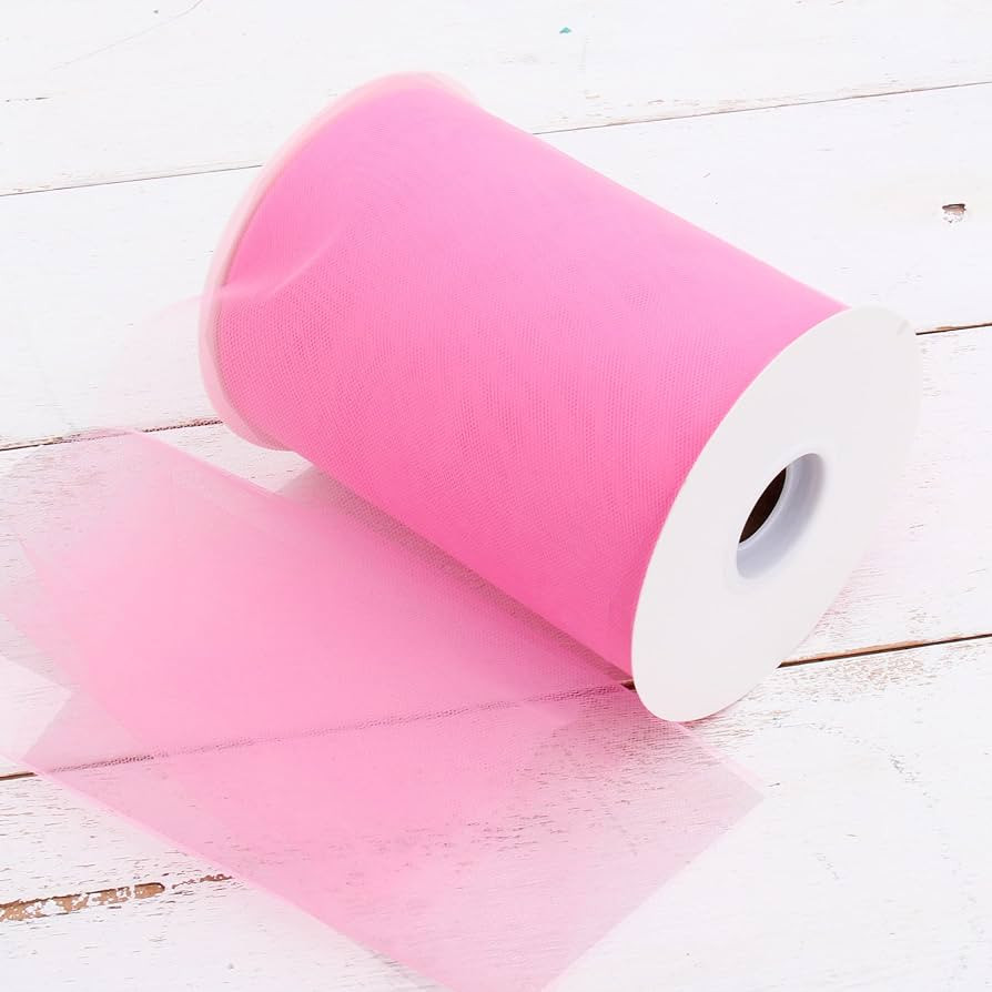 Threadart Premium Soft Tulle Mega Roll - 6 x 100 Yards (300ft) Fabric - for Wedding, Parties, Cos... | Amazon (US)