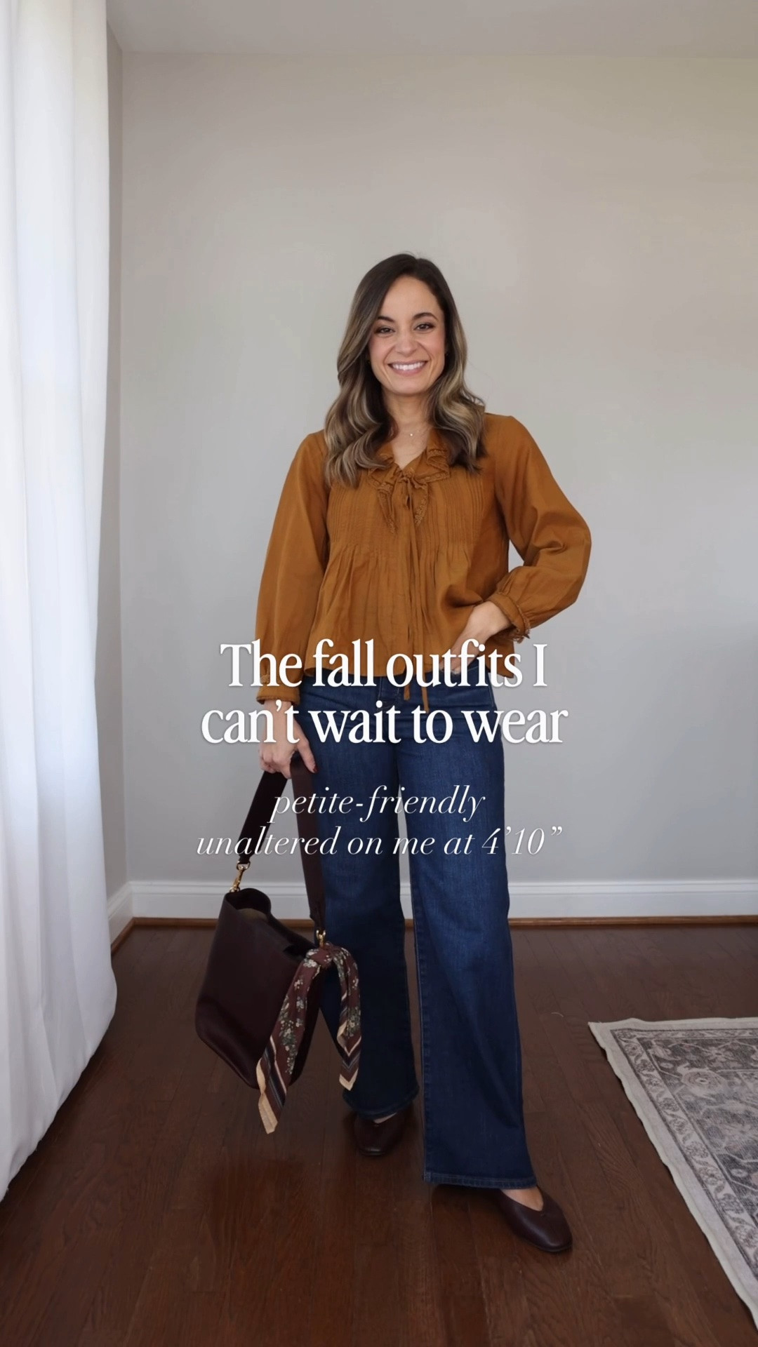 Four fall outfit combinations I can’t wait to wear! 

Outfit 1 
Jeans (JC Factory): petite 24 
Top (Madewell): xxs 
Shoes (Madewell): true to size 

Outfit 2 
Jeans (Madewell): petite 24 
Sweater (Madewell): xxs 
Jacket (Ann Taylor): petite xxs 
Flats (Madewell): true to size 

Outfit 3 
Top (JC Factory): xxs
Jeans (JC Factory): petite 24 
Shoes (Sperry) similar linked 

Outfit 4 
Pants (JC Factory): petite 24 - run large 
Sweater (Madewell): xxs 
Jacket (Quince): xs 
Shoes (Madewell): true to size

#LTKPetite