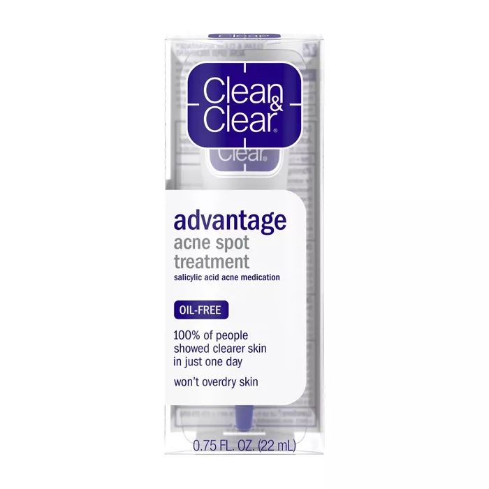 Clean & Clear Advantage Spot Treatment with Witch Hazel - .75 fl oz | Target