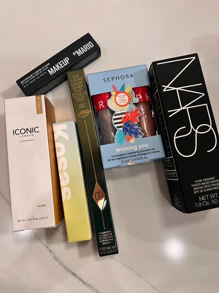 Here’s part 1 of what I bought from the Sephora beauty insider event. The Nars, Mario gloss and iconic prep spray are repurchases. The Innbeauty is shipping bc my store was out of stock. 