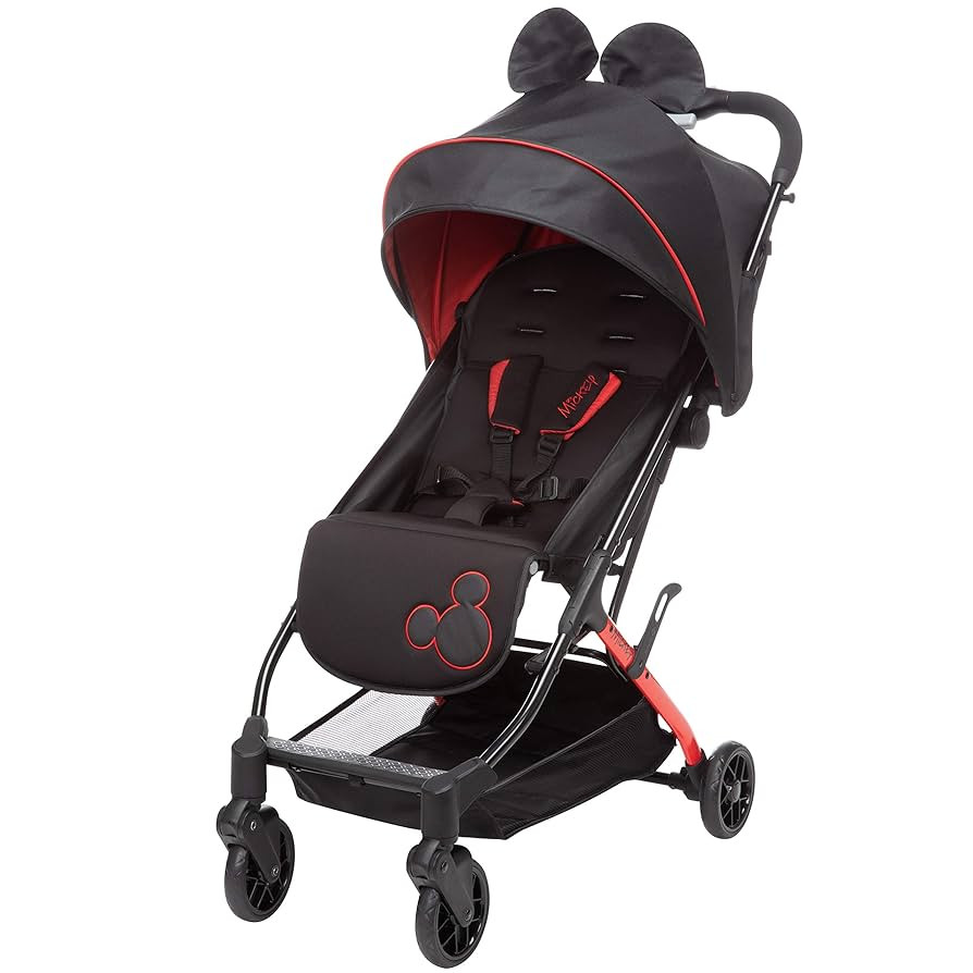 Disney Mickey Mouse Teeny Ultra Compact Stroller, Let's Go Mickey!, Black | Amazon (US)