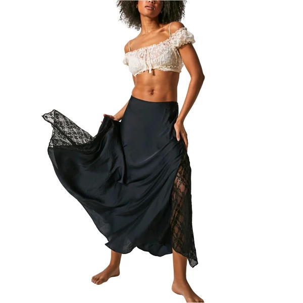 Women's Free People Make You Mine Skirt Large Black | Scheels Sports