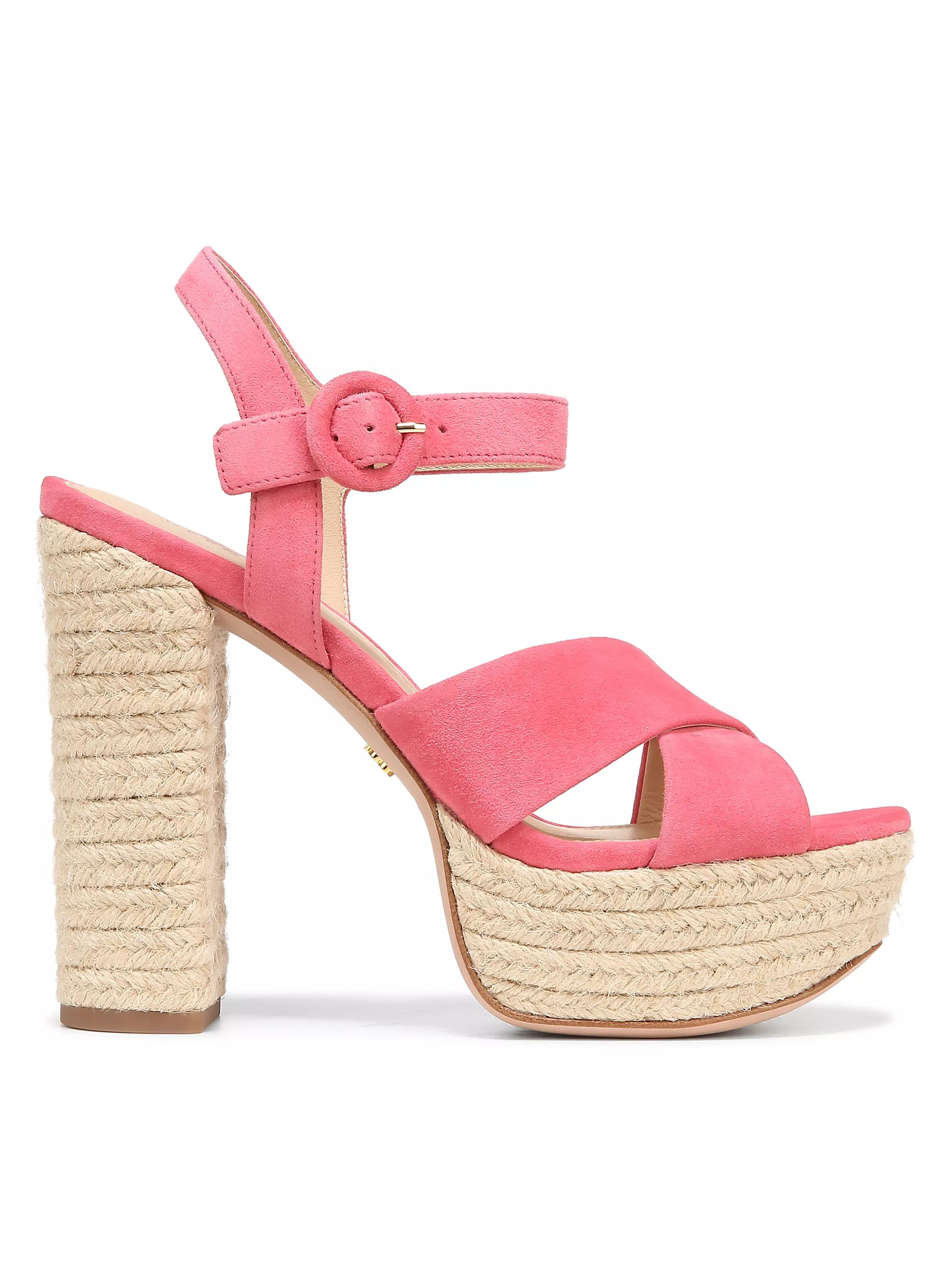 Lucille Suede Espadrille Platform Sandals | Saks Fifth Avenue