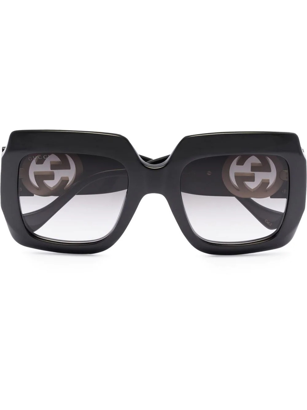 Gucci Eyewear oversized square sunglasses - Black | Farfetch Global