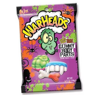 Warheads™ Halloween Sour Shaped Gummy Parts - 3.73oz | Target