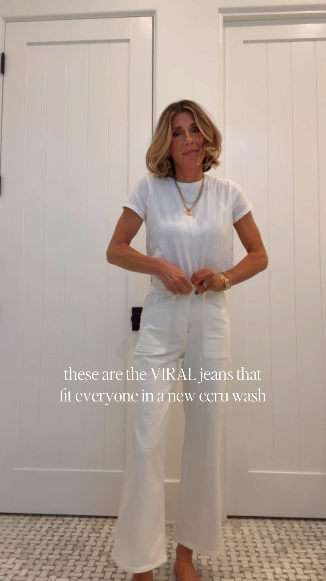 Best seller this week! White jeans that fit tts 