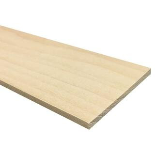 Weaber 1/4 in. x 4 in. x 4 ft. S4S Poplar Board 27404 - The Home Depot | The Home Depot