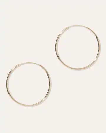 14k Gold Everyday 25mm Hoop Earrings | Quince | Quince