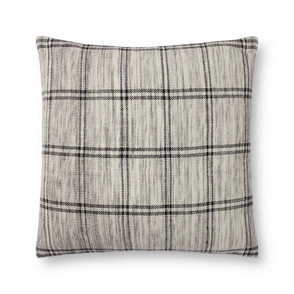 Amber Lewis x Loloi Dalia Ivory / Granite Pillow | Wayfair North America