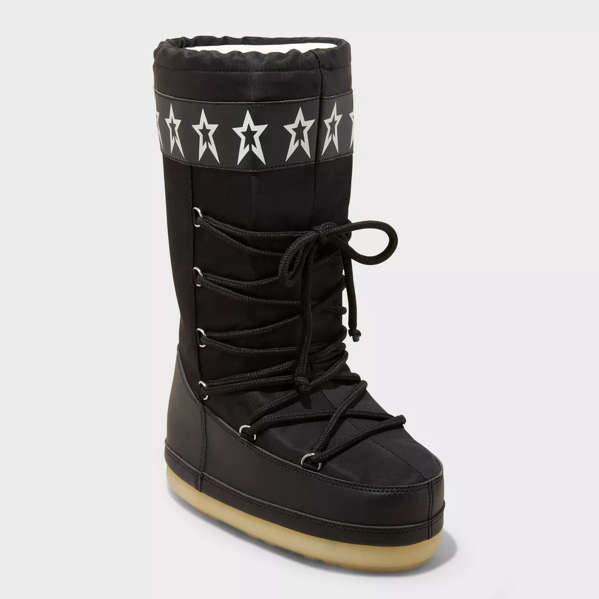 Women's Buffy Winter Boots - Wild Fable™ Black 6 | Target