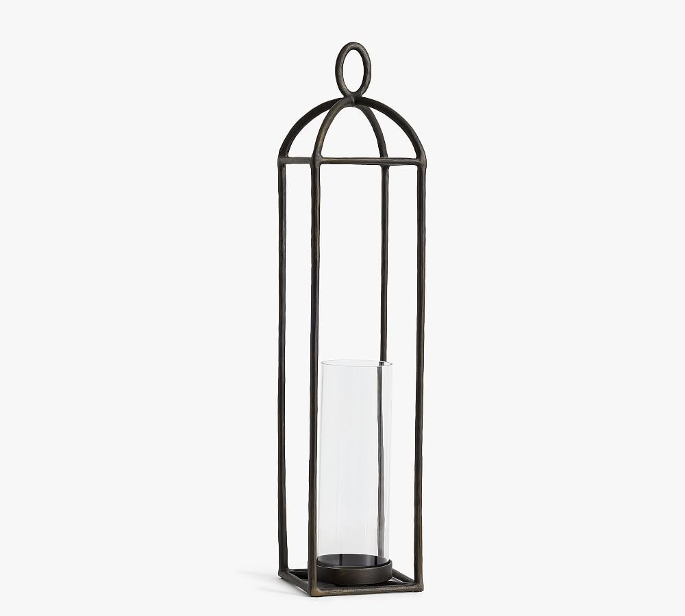 Fallon Forged-Iron Outdoor Lantern | Pottery Barn (US)