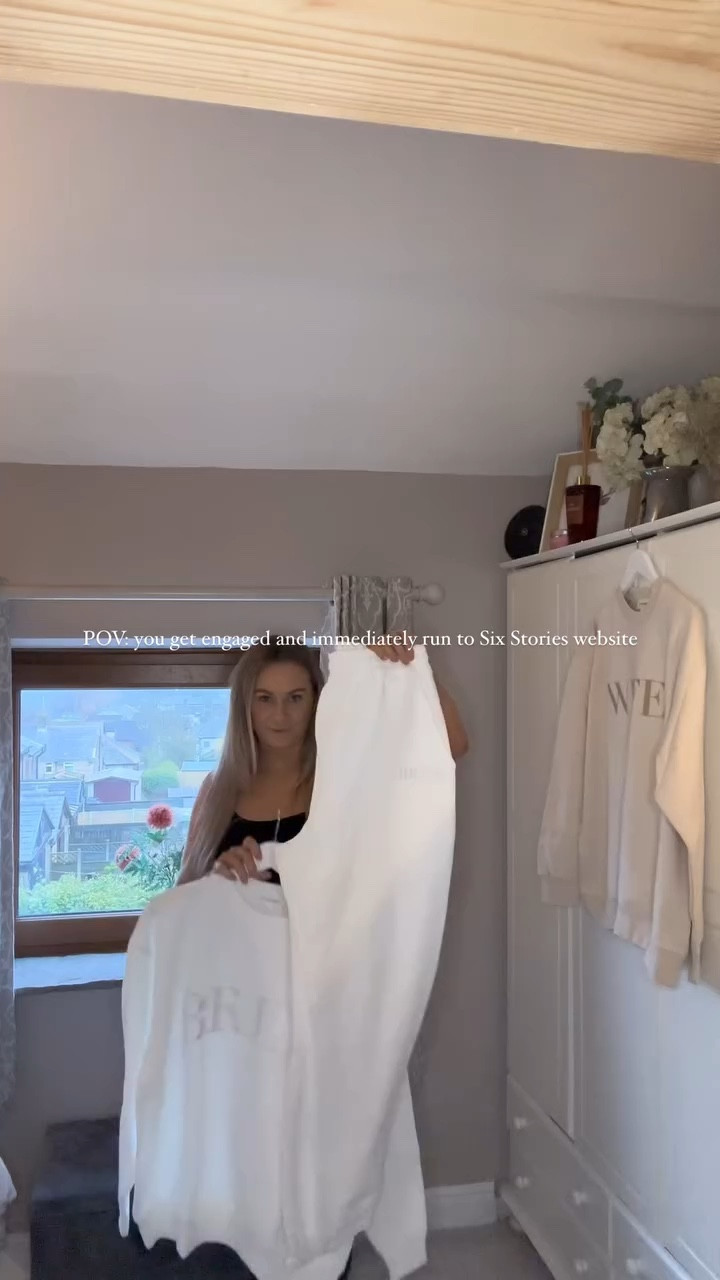 Is it normal to wear these sets 24/7 even though you won't be getting married until at least 2027? 

The excitement of shopping on @sixstories hit a whole new level for me when we got engaged. Bye bye bank balance 👋🏻

*gifted 

Which is your fave colour? 

.
.
.
#bridetobe #bride #wifey #ukmums #bridestyle #engaged #enagagement #ukbride

#LTKwinter #LTKwedding #LTKluxury