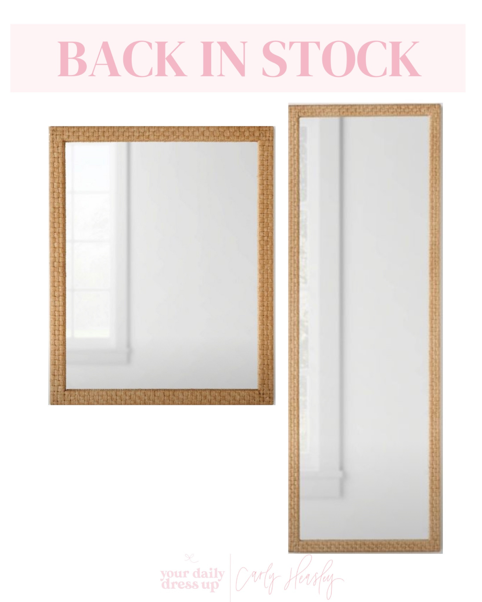 Mirror - target mirror - woven mirror - full length mirror - foyer decor - entry way decor - home decor 

#LTKunder100 #LTKhome #LTKstyletip