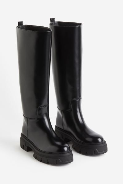 Knee-high Boots - Black - Ladies | H&M US | H&M (US + CA)