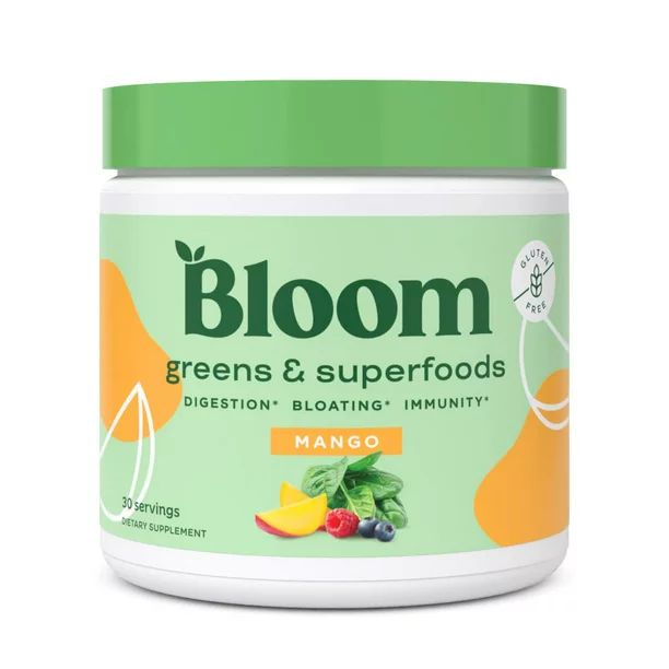 Bloom Nutrition Green Superfood | Super Greens Powder Juice & Smoothie Mix | Complete Whole Foods... | Walmart (US)