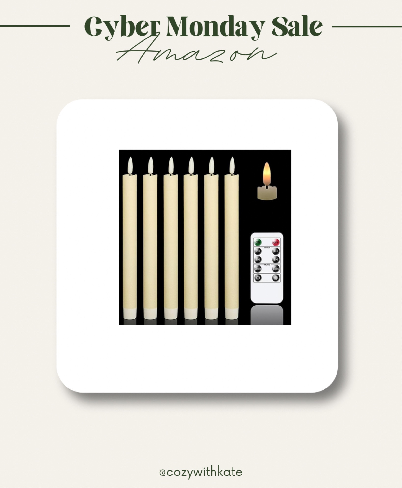 My favorite flames battery operated candles are a best seller and still in stock! On sale for cyber Monday! 

#amazon #amazonfinds 

#LTKsalealert #LTKCyberWeek #LTKhome