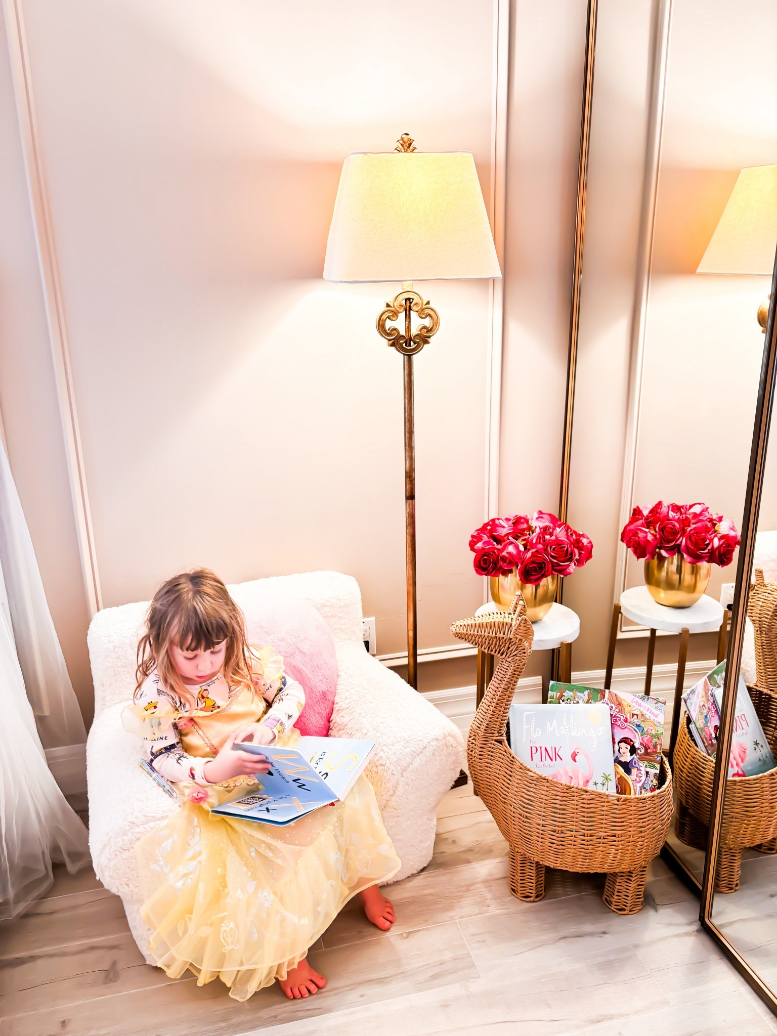 Kids chic reading book gold decor 

#LTKKids #LTKFamily #LTKFindsUnder100