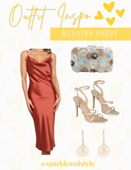 Outfit Inspo: Fall Wedding Guest

This rust silk dress is the perfect Fall wedding guest dress! It’s chic and elegant! I styled it with this gorgeous beaded purse that has hints of rust, white, and blue which really compliments the dress well, some light gold strappy heels, and a pair of simple light gold pearl hoop earrings! 

#LTKstyletip #LTKSale #LTKwedding