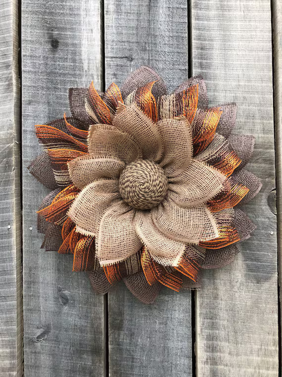 Everyday Wreath Fall Flower Fall Flower Wreath Autumn - Etsy | Etsy (US)