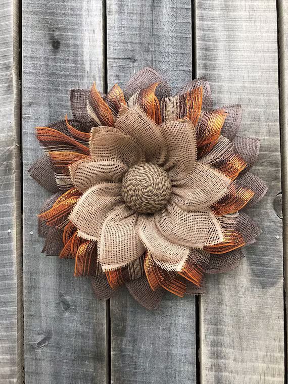 Everyday Wreath Fall Flower Fall Flower Wreath Autumn | Etsy | Etsy (US)