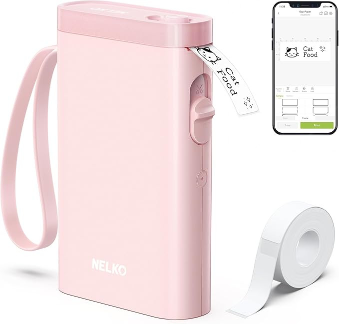 Nelko Label Maker Machine with Tape, P21 Bluetooth Label Printer, Wireless Mini Label Makers with... | Amazon (US)