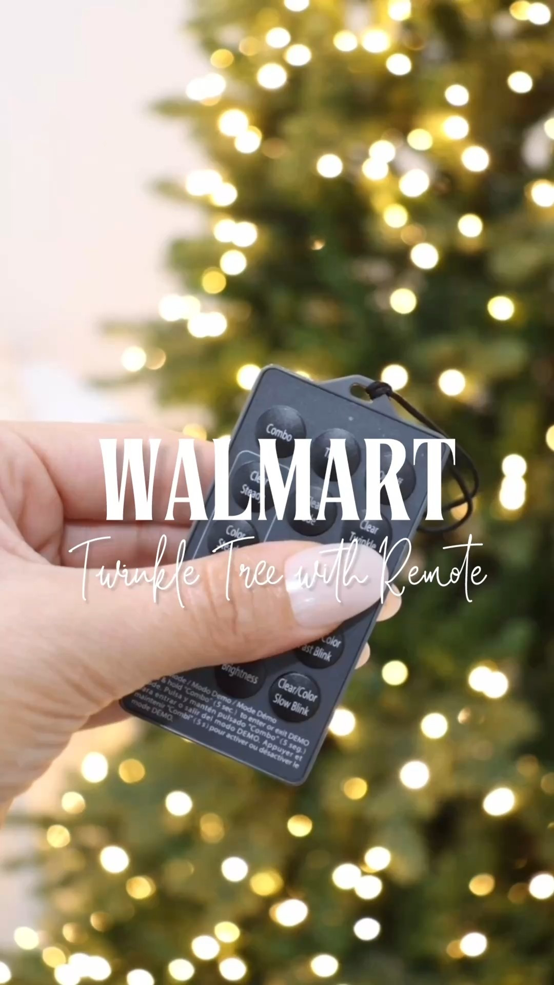 This is @walmart’s first twinkle tree with a remote ✨ This tree comes in a 6.5ft, 7.5ft and 9ft option. It has 11 different light functions and is so easy to put together.

Walmart Christmas tree
Twinkle Christmas tree
2025 Christmas tree