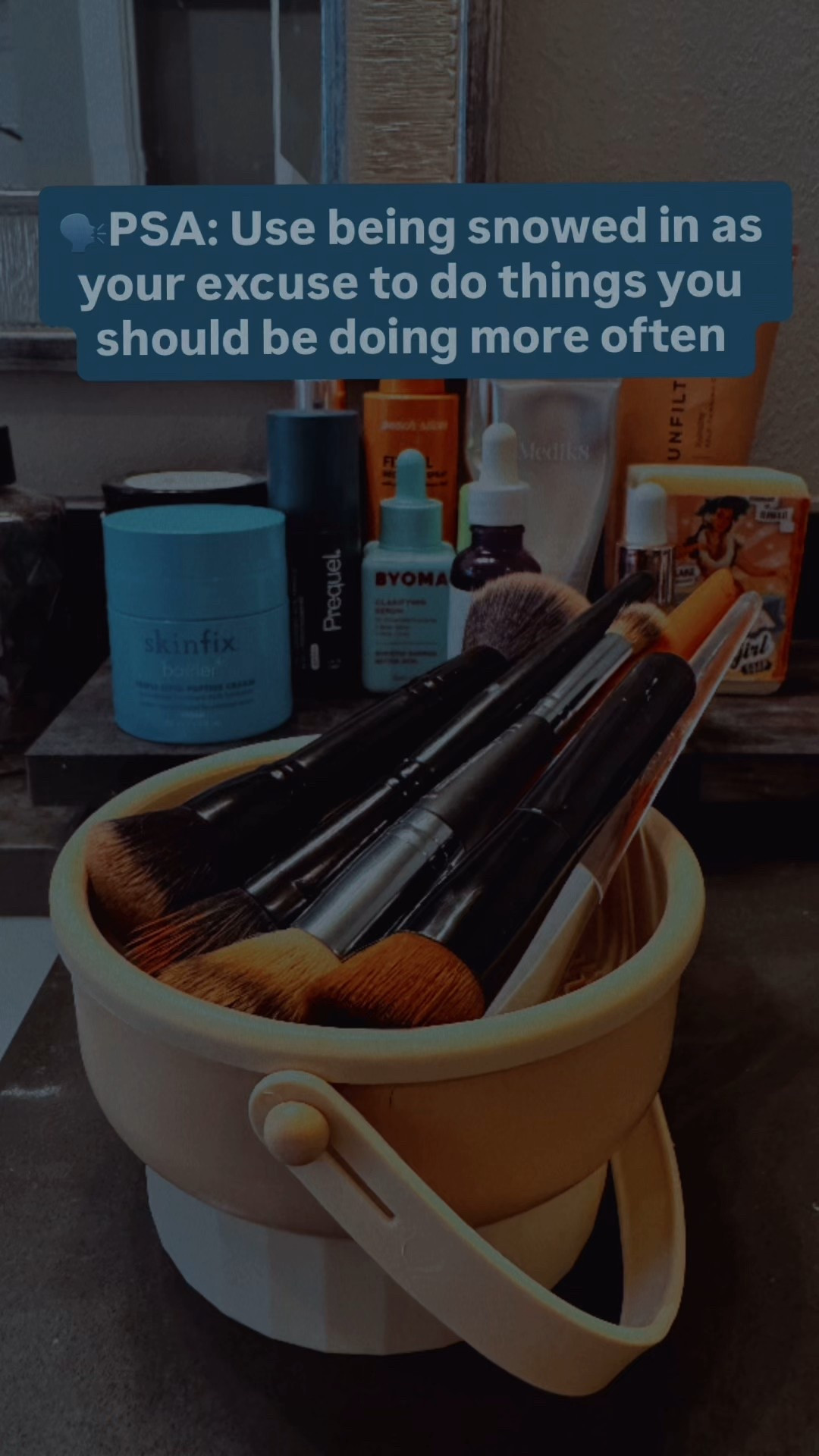 SNOWED IN? Perfect, use it as your time to do all the things you normally avoid. 

Your skin will thank you. 

#LTKselfcare #LTKBeauty #LTKgrwm