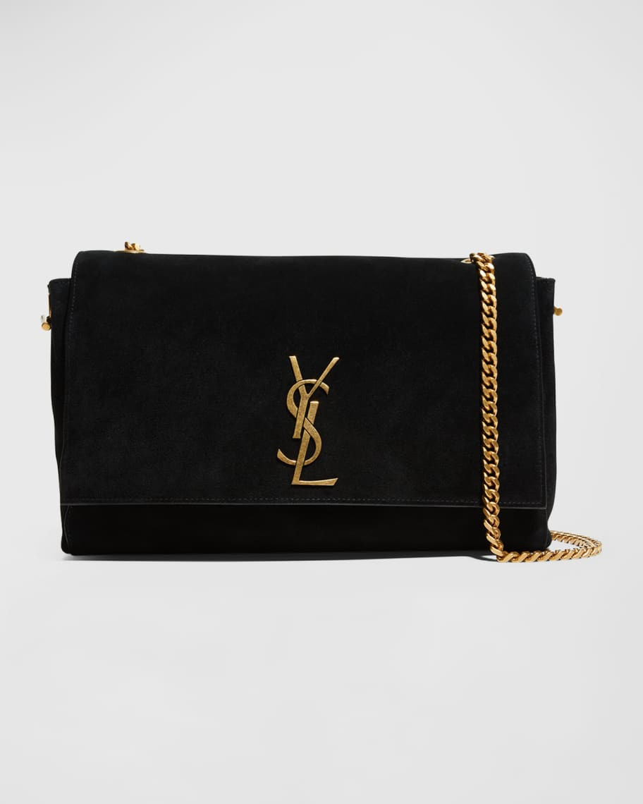 Saint Laurent Kate Medium Reversible YSL Crossbody Bag in Suede And Smooth Leather | Neiman Marcus