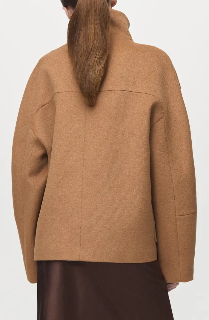 Basquiat Funnel Neck Coat | Nordstrom