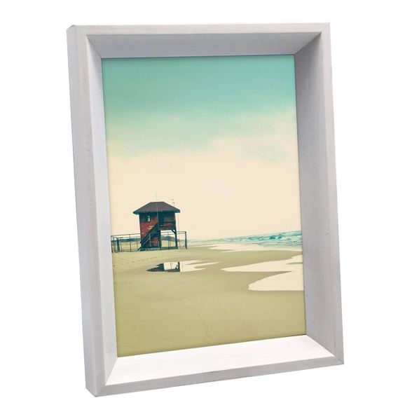 5" x 7" Wedge Picture Frame White - Room Essentials™ | Target