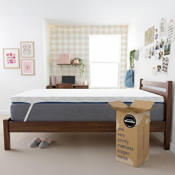 ViscoSoft 3 Inch Memory Foam Mattress Topper Twin XL - Select High Density Ventilated Extra Long ... | Amazon (US)