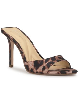 Jessica Simpson Women's Dravie Stiletto Sandals - Bronze Mirror Metallic | Macy's