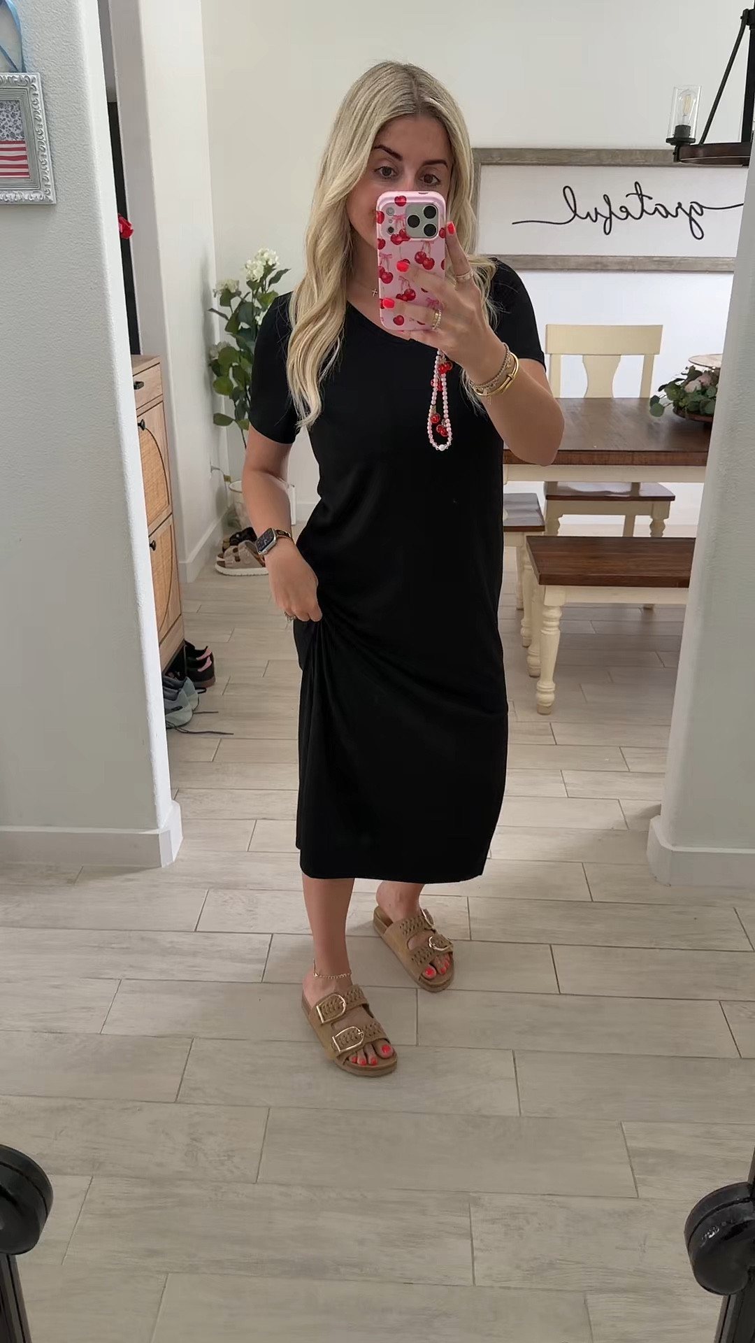 Comfy cute everyday outfit on sale
Small Tshirt dress 
Sandlas tts


#LTKootd #LTKSaleAlert