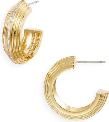 Cubic Zirconia Hoop Earrings | Nordstrom