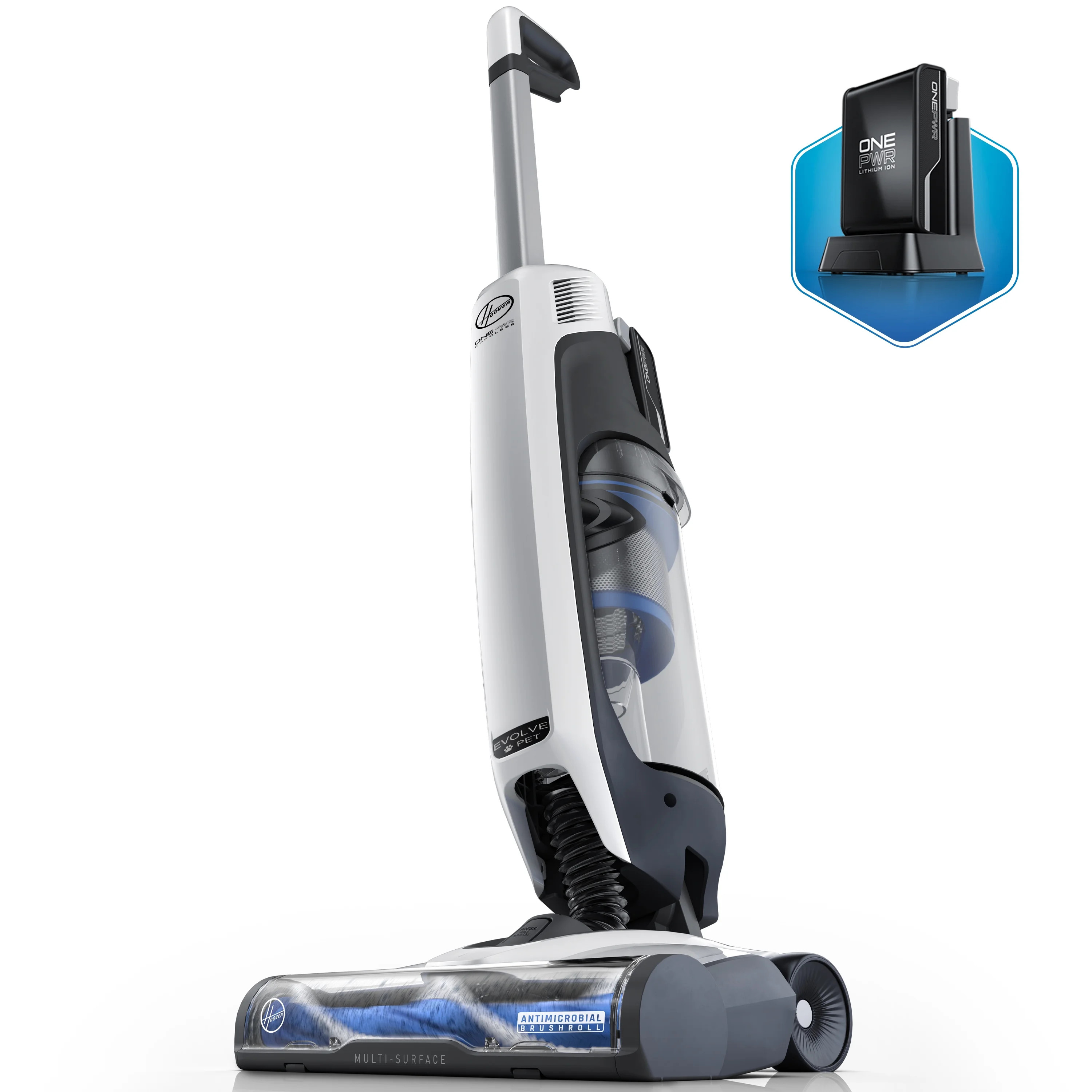 Hoover ONEPWR Evolve Pet Cordless Upright Vacuum Cleaner - Kit BH52420PC | Walmart (US)