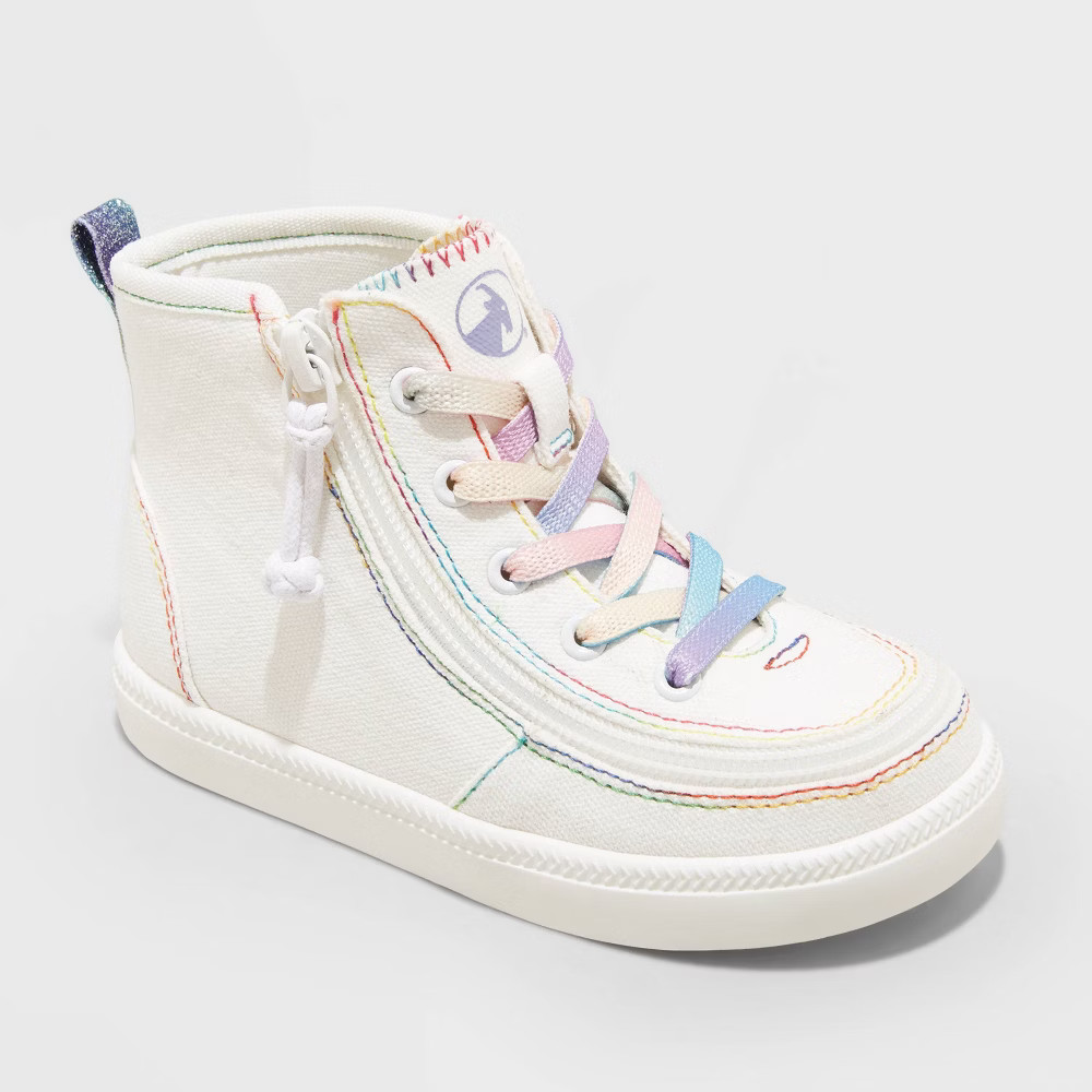 Toddler BILLY Footwear Haring Essential High Top Sneakers - White 8 | Target