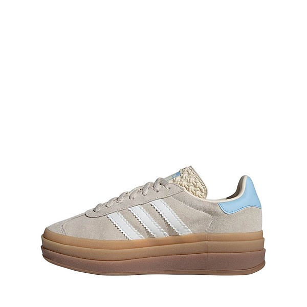 adidas Gazelle Bold Athletic Shoe - Big Kid - Wonder White / Cloud / Sky | Journeys