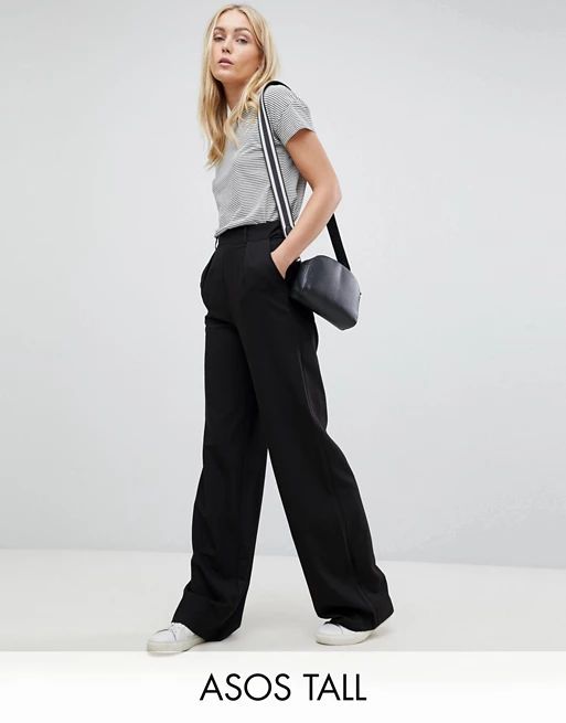 ASOS TALL Wide Leg Pants with Pleat DetailOut of stock :-(MORE FROM: | ASOS US