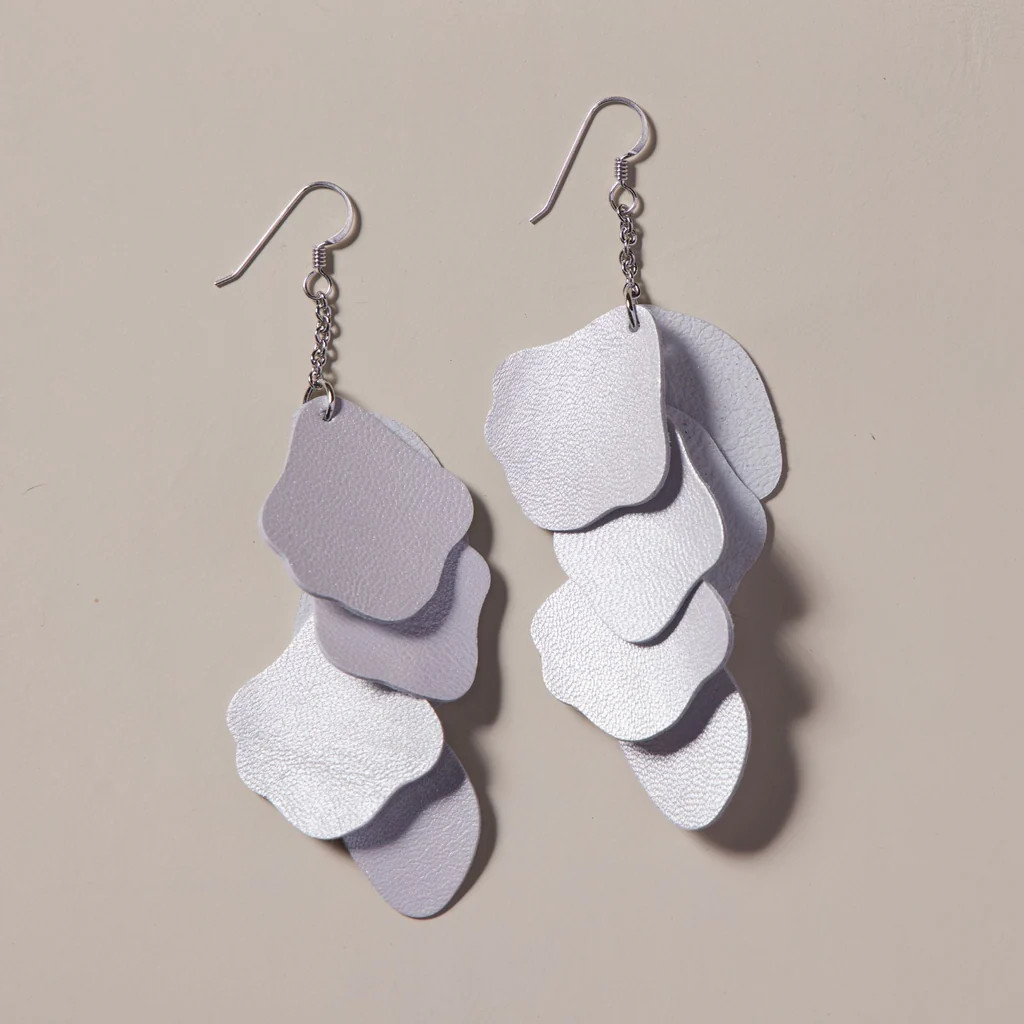 Silver Florence | Nickel and Suede