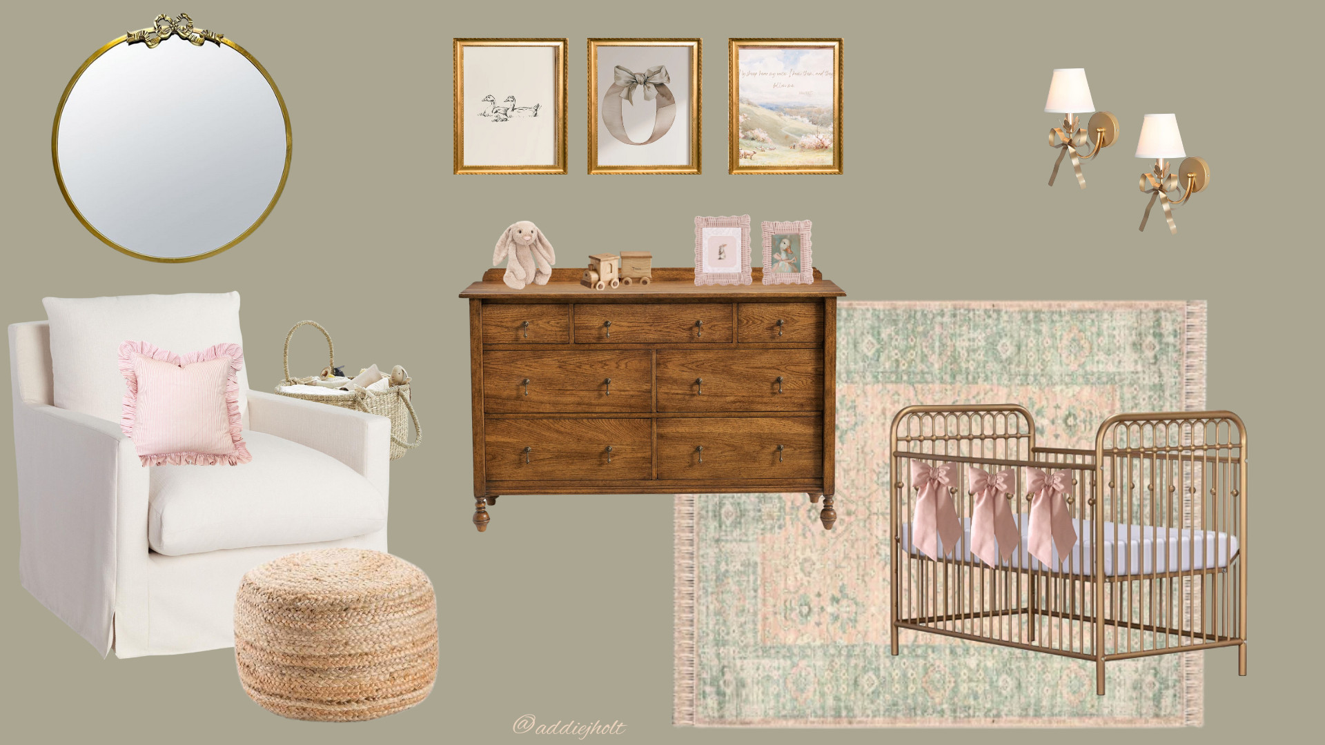 Grand Millenial Girls Nursery🎀🎀 

 

#LTKBaby #LTKBump #LTKKids