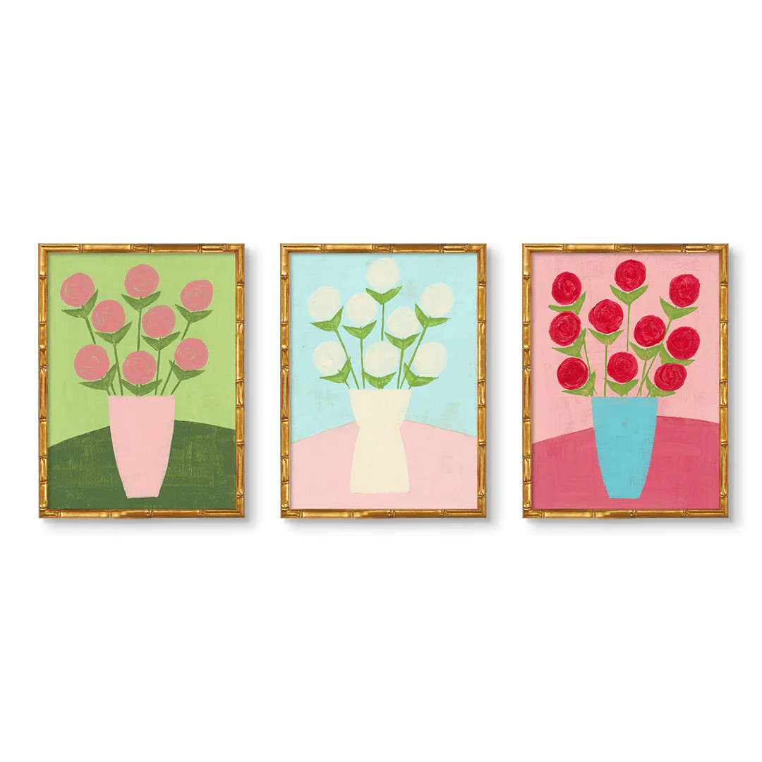 Roses for Your Trio by Love Katie Darling Art Prints | Urban Garden Prints