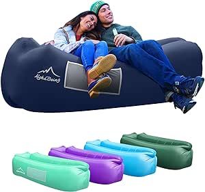 AlphaBeing Inflatable Lounger - Best Air Lounger Sofa for Camping, Hiking - Ideal Inflatable Couc... | Amazon (US)