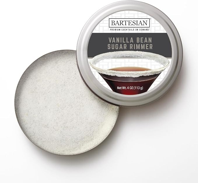 Bartesian Vanilla Bean Sugar Cocktail Glass Rimmer - Rimming Garnish for Sweet, Spiced & Classic ... | Amazon (US)