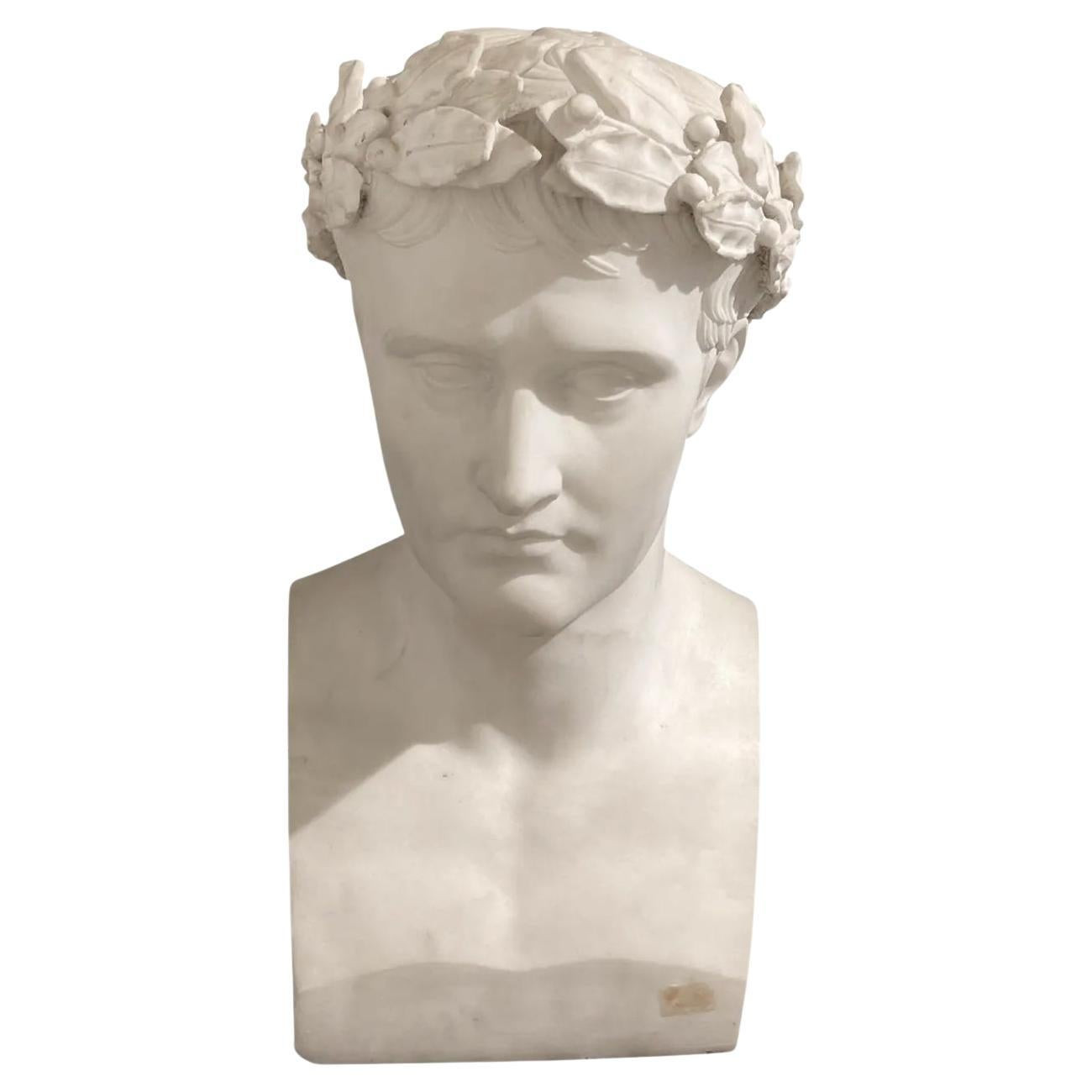 19th Century Statuario Marble Bust of Napoleon Bonaparte | 1stDibs