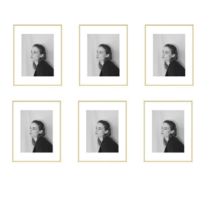 12x16 Aluminum Picture Frame 0.75 Inch for 8.5x11 Picture - Pack of 6 Gold 12x16 | Target