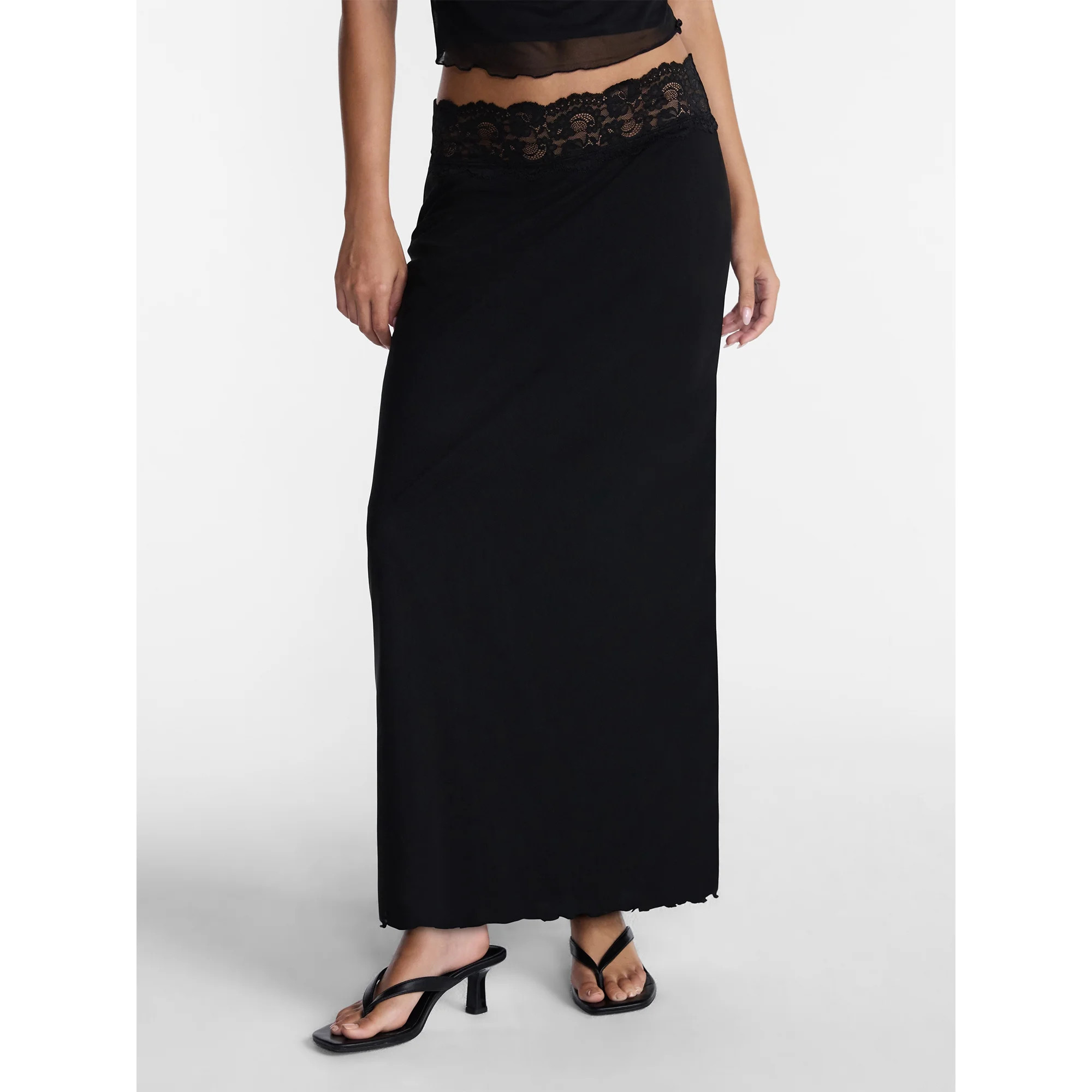 No Boundaries Mesh Maxi Skirt, Women’s XXS-XXL | Walmart (US)