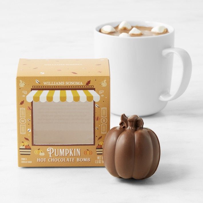 Pumpkin Hot Chocolate Bomb | Williams-Sonoma