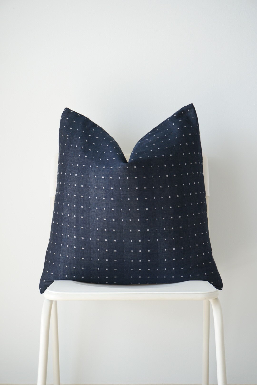 Blue Navy Indigo Pillow Cover - Etsy | Etsy (US)