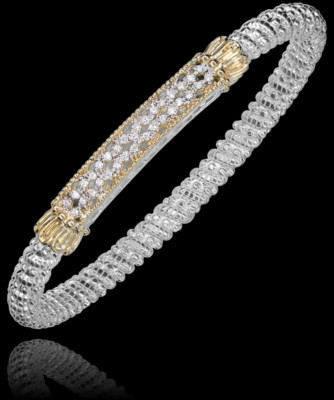 Alwand Vahan Diamond Bar Bracelet 14K Gold & SS 0.14ctw Style: 23456D04  | eBay | eBay US