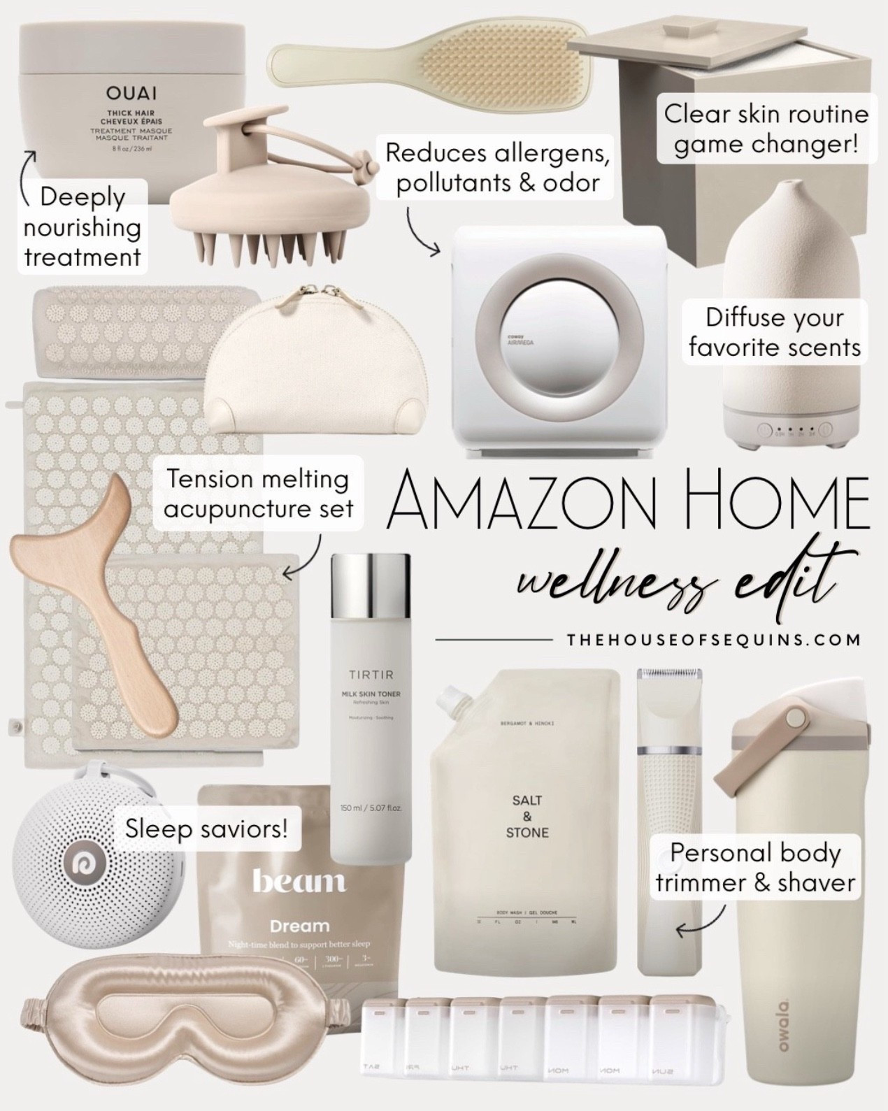 Shop Amazon home beauty and wellness kinds! Korean Beauty favorites, body gua sha, bath and body must haves, oil organizer, acupuncture mat, air purifier, scent diffuser, neutral owala water bottle, hair care essentials, cult favorite skincare and more! 

Comment SHOP below to receive a DM with the link to this post on my LTK ⬇ https://liketk.it/5kNBx #ltkhome #ltkfindsunder50 #ltkbeauty

Follow my LTK @thehouseofsequins on the @shop.LTK app to view this post and get my exclusive app-only content!

#liketkit 
@shop.ltk
https://liketk.it/5kNC1